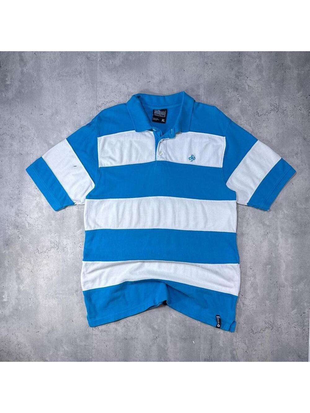 Y2K Southpole 00s Blue Polo shirt